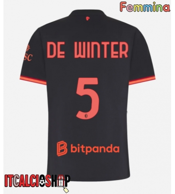 AC Milan Koni De Winter #5 Terza Maglia Femmina 2026-27 Manica Corta